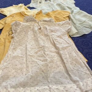 4 Vintage Baby Outfits… 3 Dresses and one robe